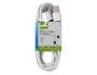 Q-connect Cable USB-C a USB-A PVC 1m Blanco