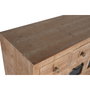 DKD Home Decor Cajonera de Abeto y Metal de 16 Cajones, Natural