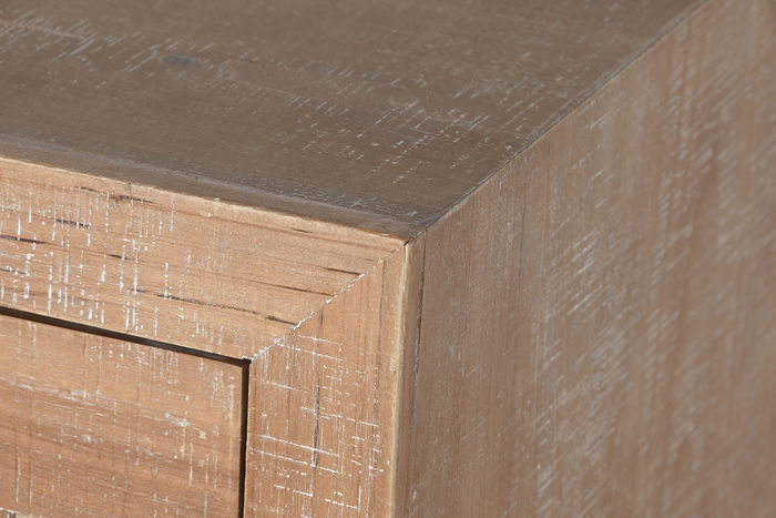 DKD Home Decor Cajonera Cottage Natural Negro Madera Metal 110 x 40 x 92.5 cm 16 Cajones