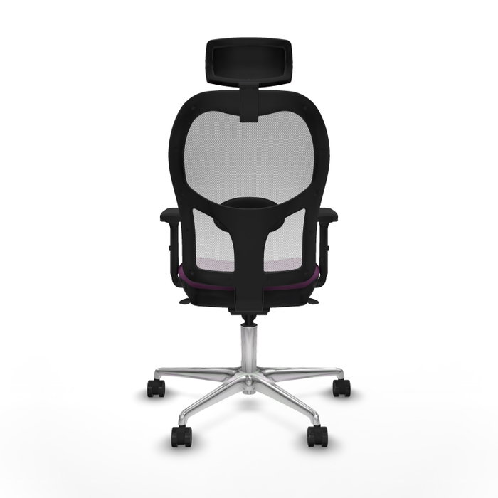 PIQUERAS Y CRESPO Silla de oficina Jorquera con mecanismo Sincro, Morado y Blanco PIQUERAS Y CRESPO Silla de oficina Jorquera con mecanismo Sincro, Morado y Blanco