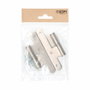 Edm Pernio sin remate modelo PN07 derecha de acero con acabado inox 100 x 58 mm (2 uds)