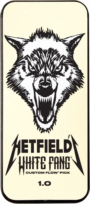 Dunlop Caja Surtido 6 Púas Hetfield's White Fang Custom Flow® - 1.00 mm