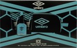 Umbro Ice Gift Set con EDT 75ml, Champú, Acondicionador, Gel de ducha y Neceser