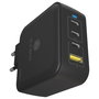 ICY BOX IB-PS1040-PD Cargador GaN de 100 W con 4 puertos USB