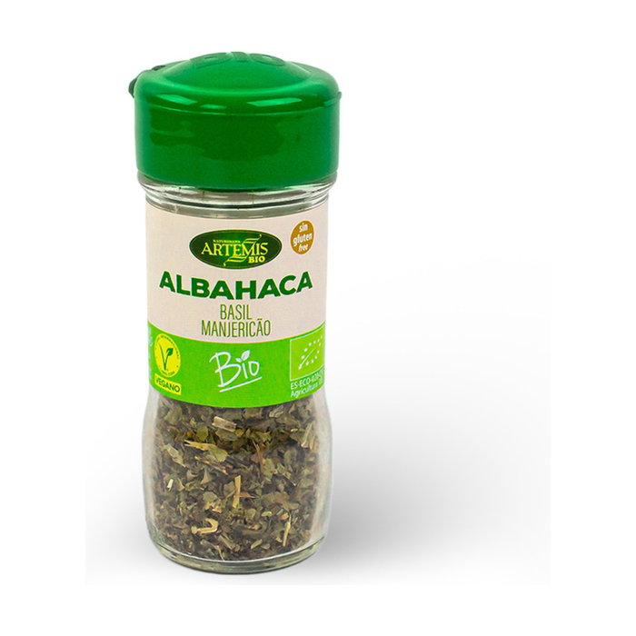 Artemis Albahaca Bio en Tarro 12 gramos, Especia para Cocina Artemis Albahaca Bio en Tarro 12 gramos, Especia para Cocina