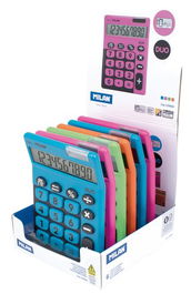 Calculadora Sobremesa Milan 10 Digitos Duo Surtido Expositor De 6