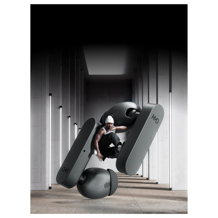 Nokia HMD Global Amped Buds Auriculares Inalámbricos Negro Resistencia al Sudor IPX4 Llamadas Música Deporte Uso Diario