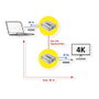 VALUE 14.99.3465 Extensor HDMI A/V Cat.6a 4K@30Hz 40m