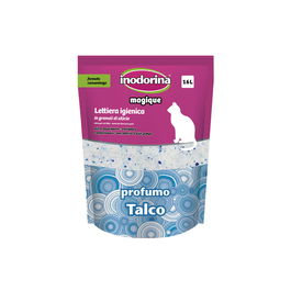 Inodorina Magique Arena de Sílice para Gato con Aroma a Talco 16 L