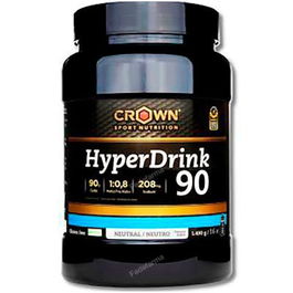 CROWN SPORT NUTRITION Hyperdrink 90 1490 Gr Neutro Bebida Deportiva para Rendimiento y Recuperación