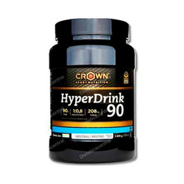 CROWN SPORT NUTRITION Hyperdrink 90 - Bebida Deportiva en Polvo Neutra 1490 Gr, Sin Aditivos, Con Certificado Antidoping Informed-Sport, Vegano, Sin Alérgenos