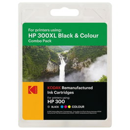 Kodak 185H030023 Cartuchos de Tinta para HP CN637EE DJ (2 unidades)