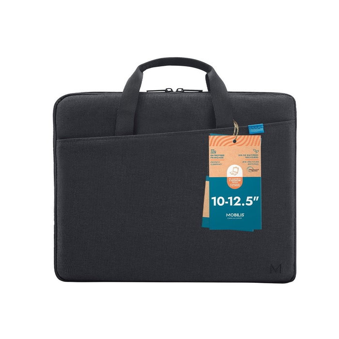 Mobilis 025030 Maletín para Portátil 31.8 cm (12.5") Negro - Resistente al Agua, Ligero 250g, Poliéster Reciclado