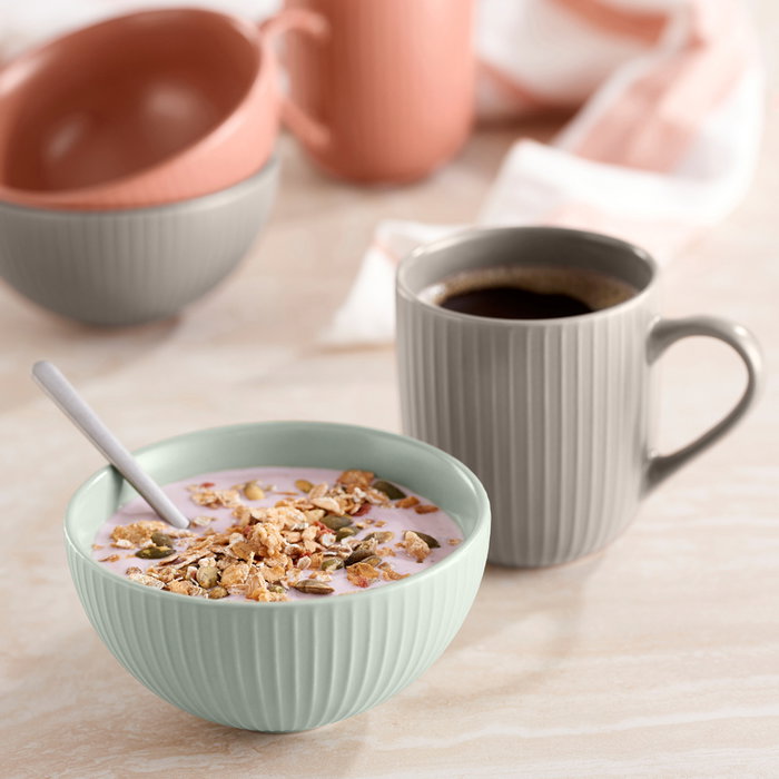 Day Mug 330 Ml Coral, Verde Menta, Gris Silex
