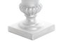 DKD Home Decor Cono Navidad Moderna Blanco Plateado Resina Algodón 52.5 x 14 cm