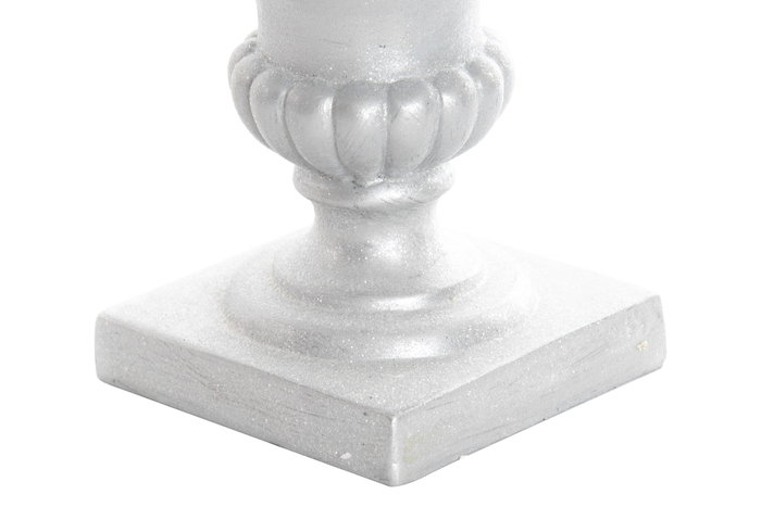 DKD Home Decor Cono de Resina y Algodón Blanco 14x52,5 cm