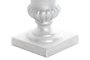DKD Home Decor Cono de Resina y Algodón Blanco 14x52,5 cm