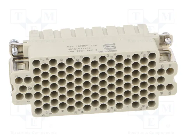 HARTING Han® DDD Conector HDC Hembra 107+PE