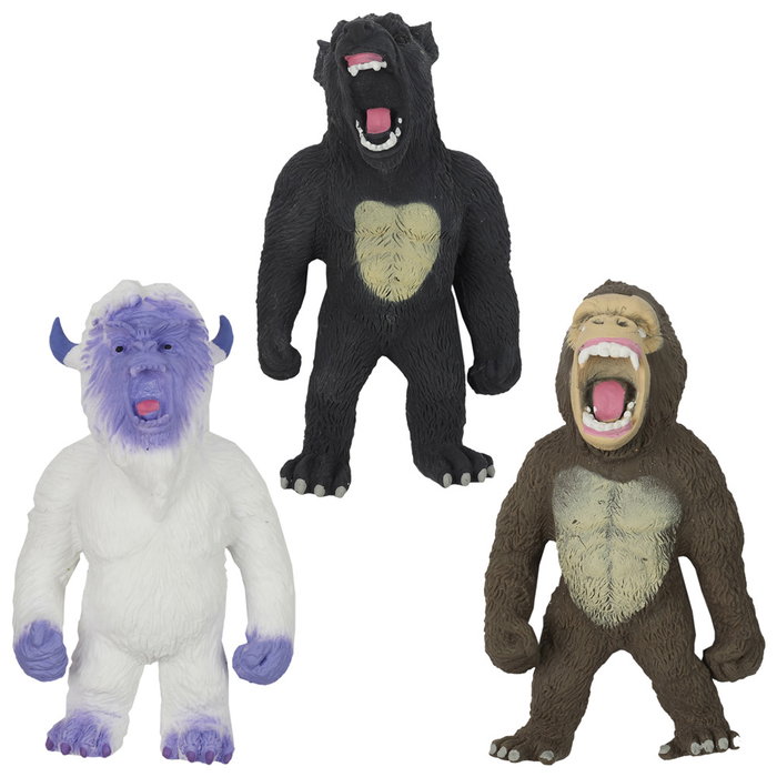 Jeux 2 momes Monstruo Elástico Seche Pleure - King Kong, Hombre Lobo, Yeti - Juguete Divertido Deformable (10x5xh.16cm)