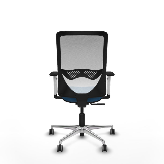 PIQUERAS Y CRESPO Silla de oficina Zulema con mecanismo Sincro Azul claro y Blanco PIQUERAS Y CRESPO Silla de oficina Zulema con mecanismo Sincro Azul claro y Blanco