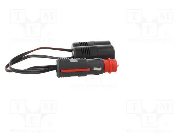 PRO CAR Divisor para mechero de coche negro PRO CAR Divisor para mechero de coche negro