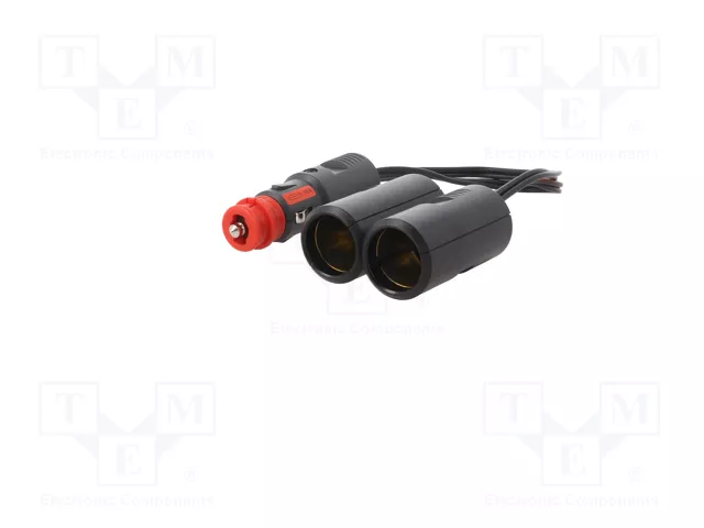 PRO CAR Divisor para mechero de coche negro PRO CAR Divisor para mechero de coche negro