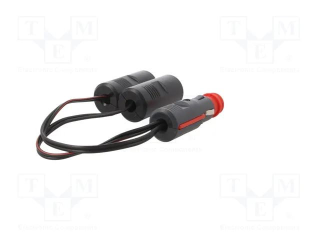 PRO CAR Divisor para mechero de coche negro PRO CAR Divisor para mechero de coche negro