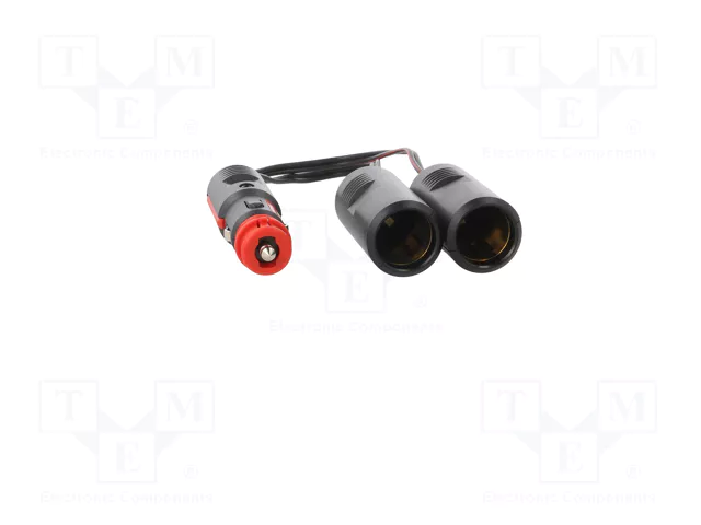 PRO CAR Divisor para mechero de coche negro PRO CAR Divisor para mechero de coche negro