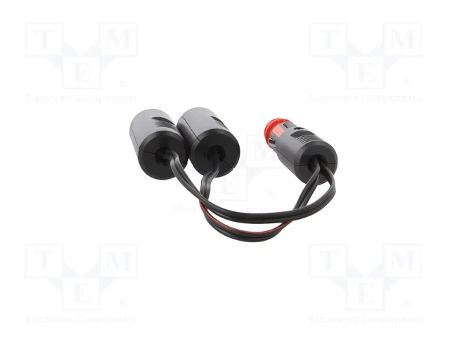 PRO CAR Divisor para mechero de coche negro PRO CAR Divisor para mechero de coche negro