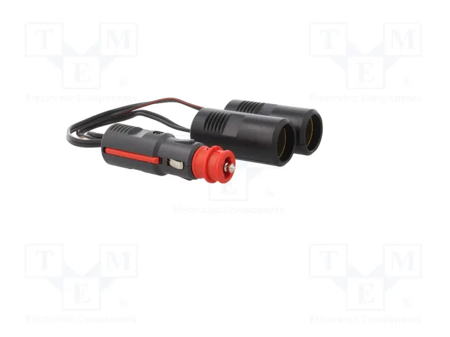 PRO CAR Divisor para mechero de coche negro PRO CAR Divisor para mechero de coche negro