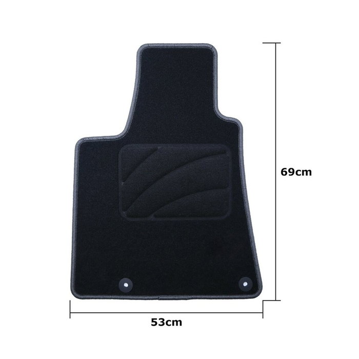 OCC Design Alfombrilla a medida para Maserati Levante (desde 2016) 5 piezas con ribete gris oscuro OCC Design Alfombrilla a medida para Maserati Levante (desde 2016) 5 piezas con ribete gris oscuro