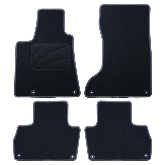 OCC Design Alfombrilla a medida para Maserati Levante (desde 2016) 5 piezas con ribete gris oscuro OCC Design Alfombrilla a medida para Maserati Levante (desde 2016) 5 piezas con ribete gris oscuro