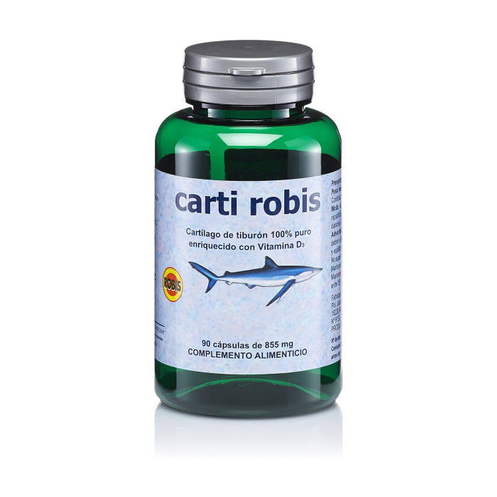 Robis Cartirobis 90 cápsulas de 810 mg - Suplemento de cartílago de tiburón Robis Cartirobis 90 cápsulas de 810 mg - Suplemento de cartílago de tiburón