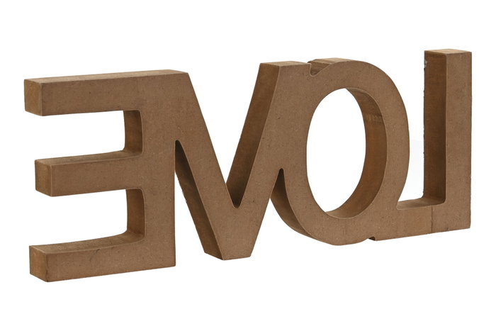 DKD Home Decor Decoración MDF Love Home Surtido de 2