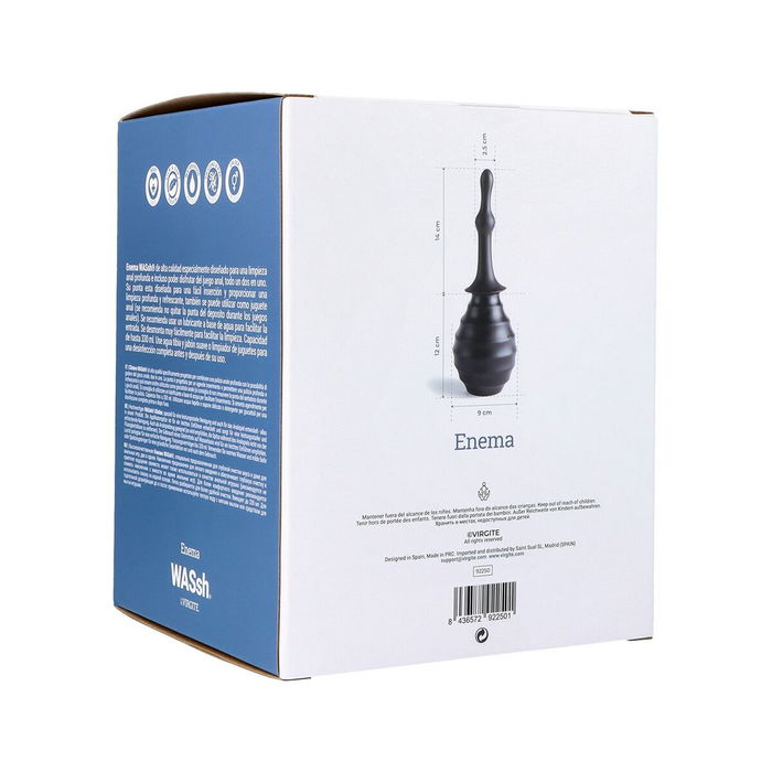 Lavativa Con Tapón Anal Expandible Virgite 330 ml