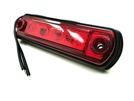 M-Tech Luz de Gálibo Horpol HOR65 LD677 12-24V ECE Rojo LED Marcador Luz de Posición Trasera