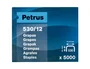 PETRUS Grapas 530/12 Caja de 5000 unidades