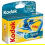 Kodak Cámara Desechable Ultra Sport Sumergible Azul y Amarilla 27 Exposiciones