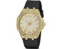 Guess GW0408L2 Reloj para Mujer con Caja Dorada y Correa Negra