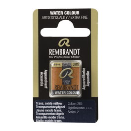 Rembrandt Acuarela Pastilla Amarillo Óxido Transparente 265