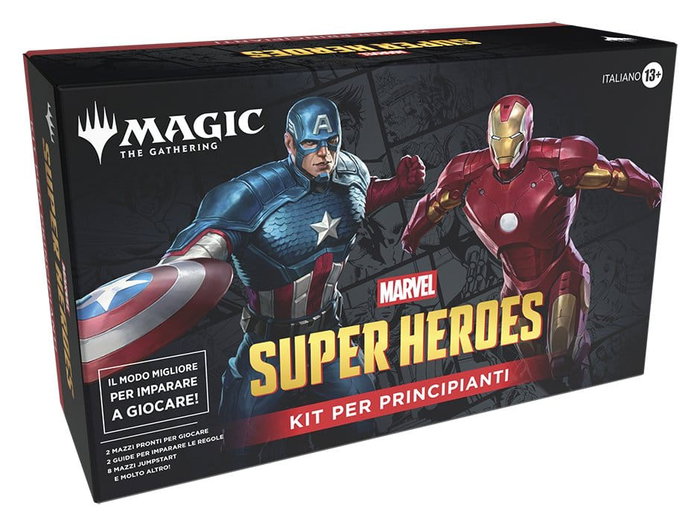 Wizards of the Coast Magic the Gathering Marvel Super Heroes Caja de Principiantes (3 unidades) italiano