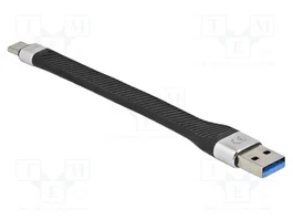 DeLOCK Cable de cinta plana USB 3.2 Gen 1 USB Tipo-A a USB Type-C™ 14 cm 5 Gbps PD 3 A