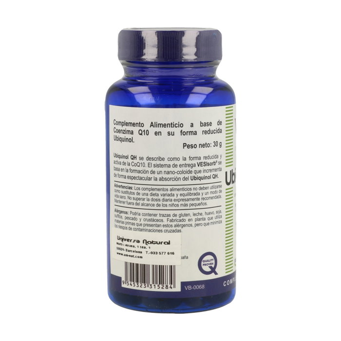 Vbyotics Ubiquinol QH 100mg 50 perlas Vbyotics Ubiquinol QH 100mg 50 perlas