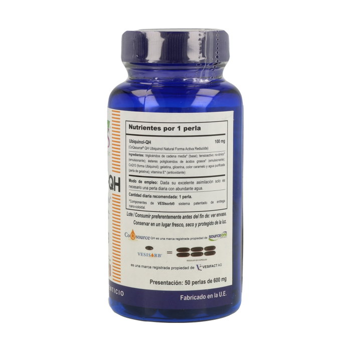 Vbyotics Ubiquinol QH 100mg 50 perlas Vbyotics Ubiquinol QH 100mg 50 perlas