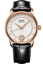 Mido Reloj Automático para Mujer con Caja Rosa y Correa Negra