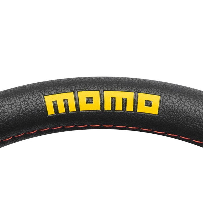 Momo Funda para Volante Deportiva Negro-Rojo 38-39cm