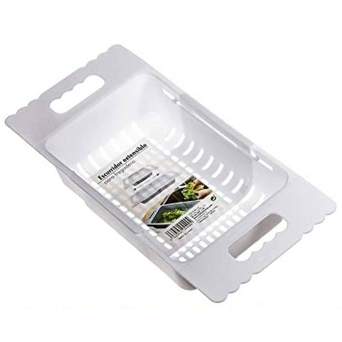 Kozina Escurridor para fregadero extensible 23-36 cm blanco