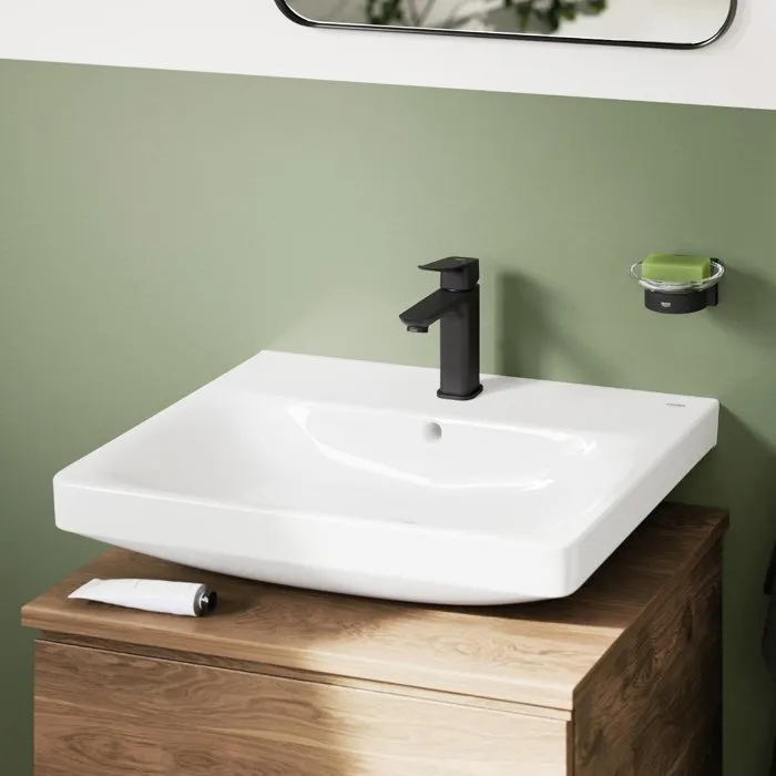 GROHE Grifo mezclador lavabo GRO4067393009801 Dice M Cartucho CH3 sistema click-clack Negro mate