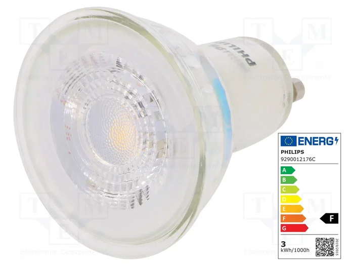 PHILIPS Lámpara LED GU10 Blanco Caliente 2,7W PHILIPS Lámpara LED GU10 Blanco Caliente 2,7W