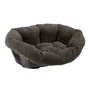 Ferplast Prestige 4 Cama Sofá de Plástico con Cojín, Gris